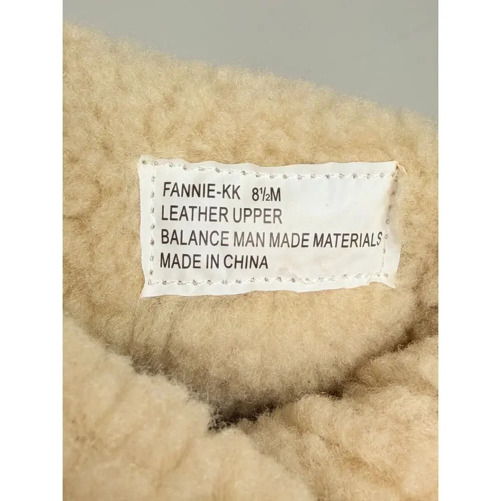 Kelly & Katie Fannie Slouch Knee High Suede Boot 8.5 M Brown Shearling Lined EUC
